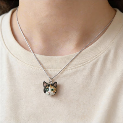 Custom 3D Pet Portrait Pendant