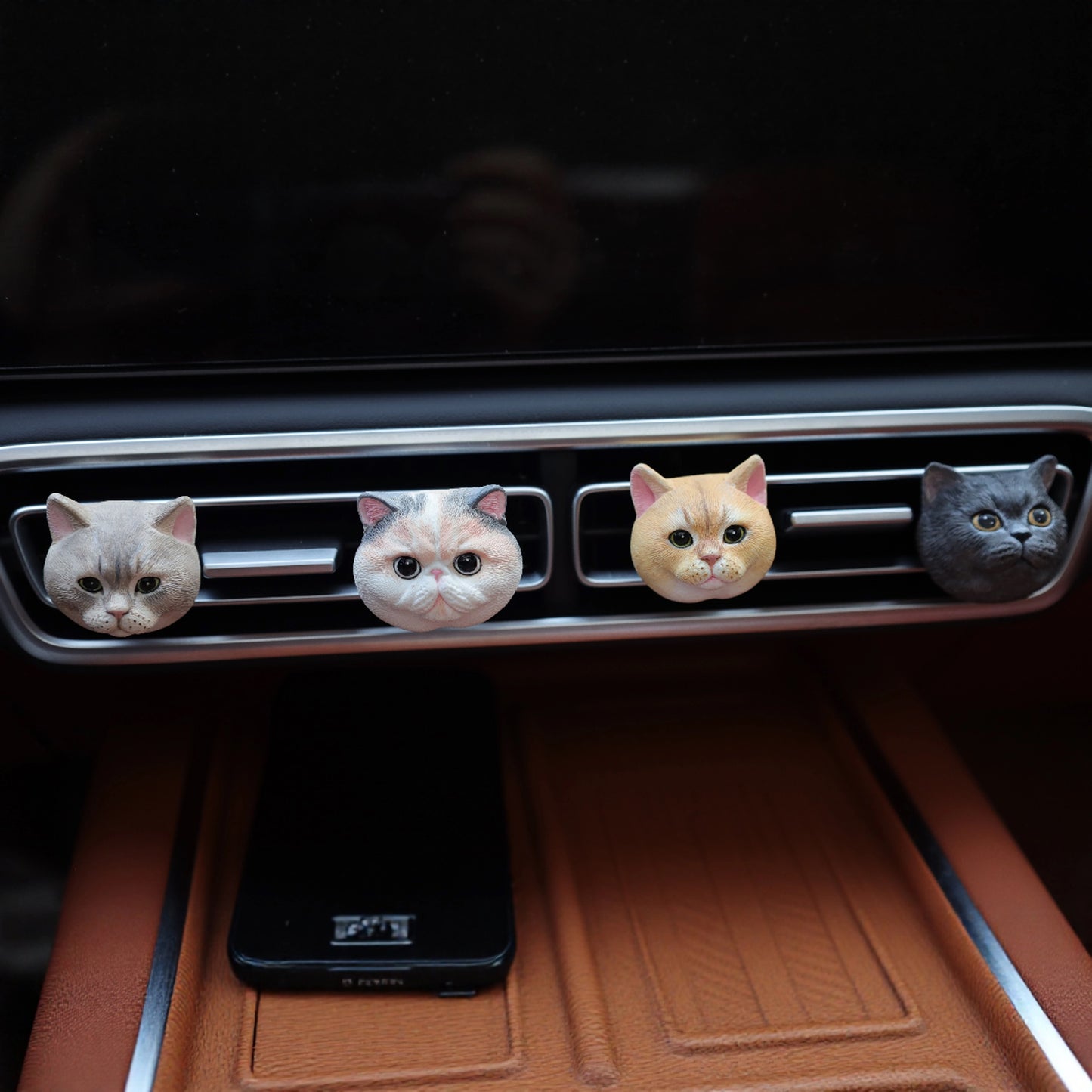 Customized Plaster Pet Sculpture with Magnet – Personalized Cat or Dog Keepsake for Car, Fridge, Frame