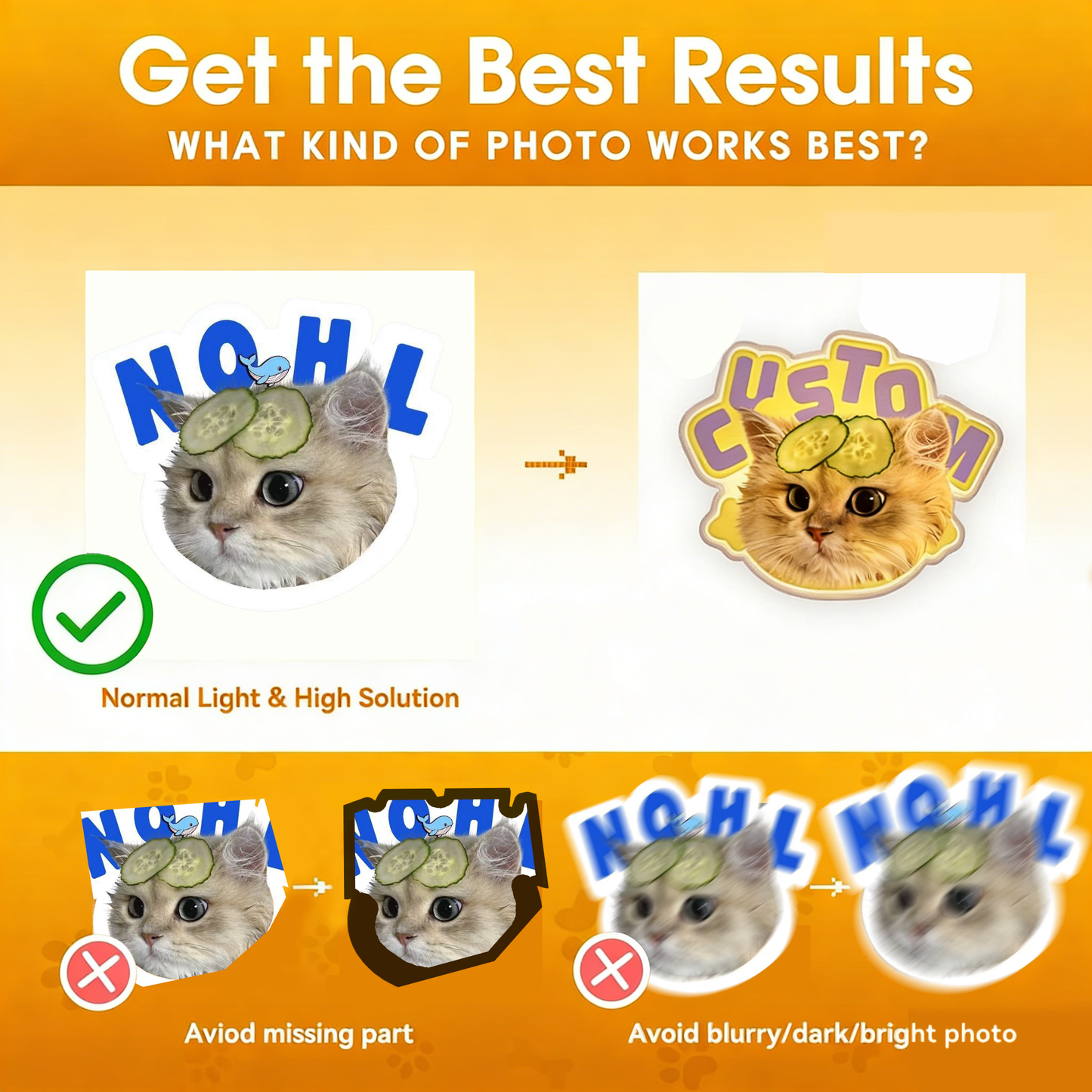 Custom Pet LED Night Light from Photo | Wireless Rechargeable Acrylic Dog/Cat Lamp | Personalized Pet Portrait Light | Pet Lover Gift