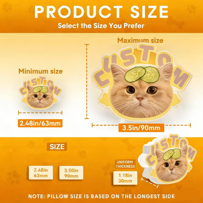 Custom Pet LED Night Light from Photo | Wireless Rechargeable Acrylic Dog/Cat Lamp | Personalized Pet Portrait Light | Pet Lover Gift